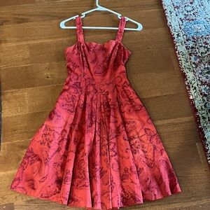 LOFT Vibrant Red Dress